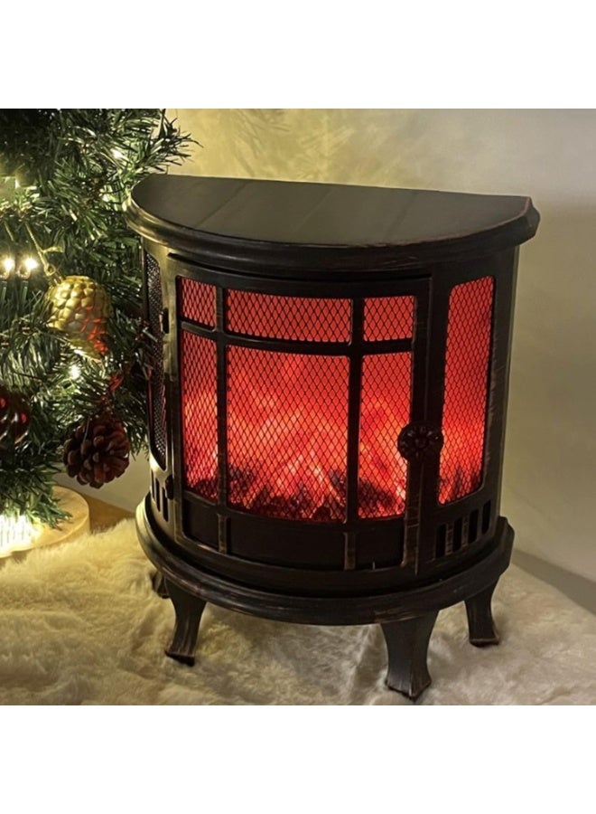 إضاءة LED ديكورية على شكل مدفأة - Image 2